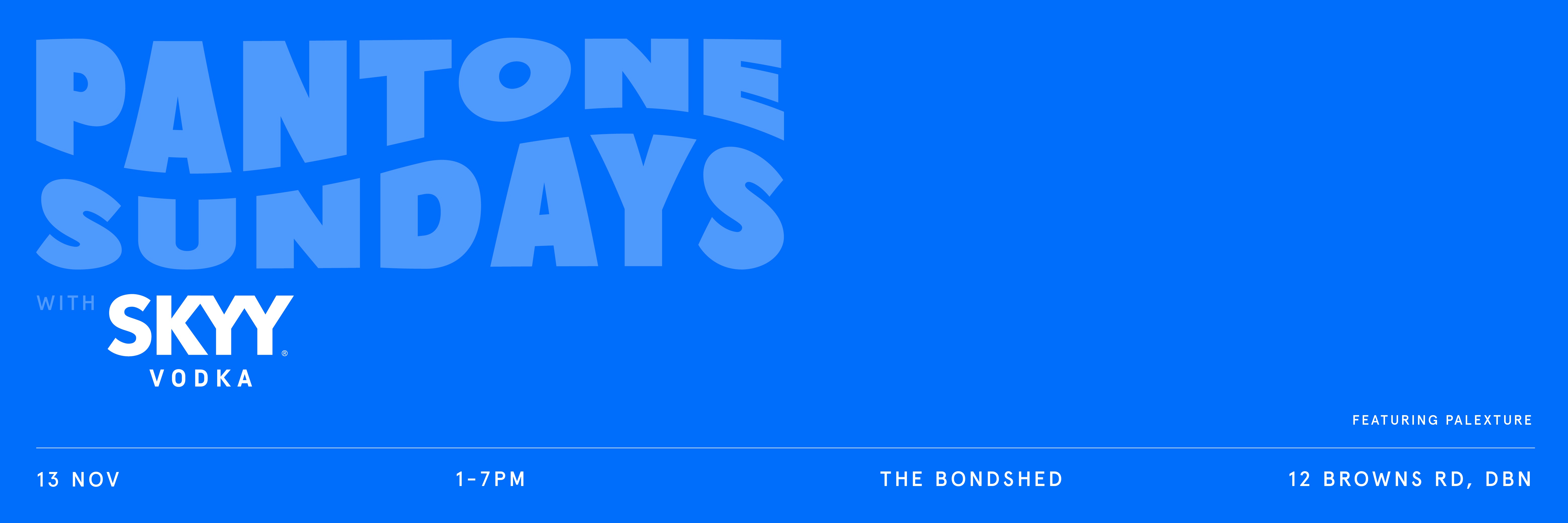 Pantone Sundays Durban - Blue Edition