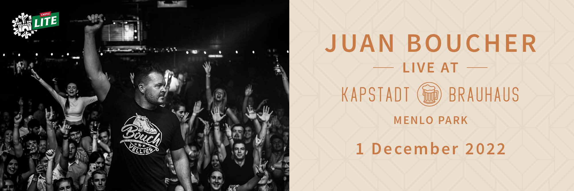 Juan Boucher live by Kapstadt Brauhaus Menlo Park