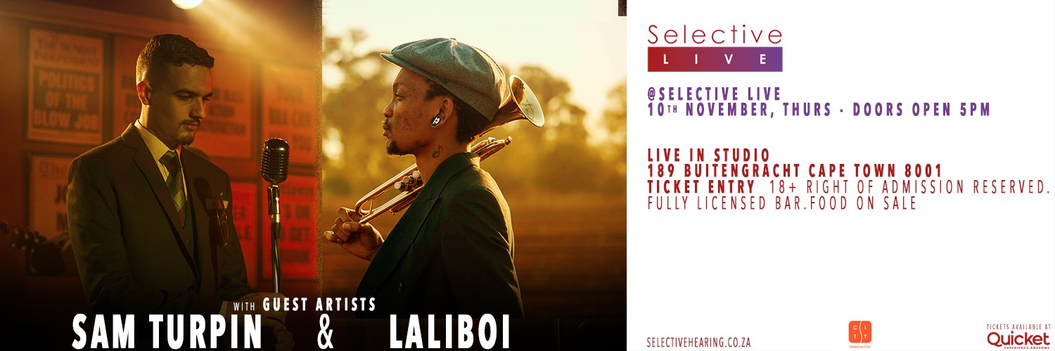 Book tickets for Laliboi and Sam Turnip at Selective Live