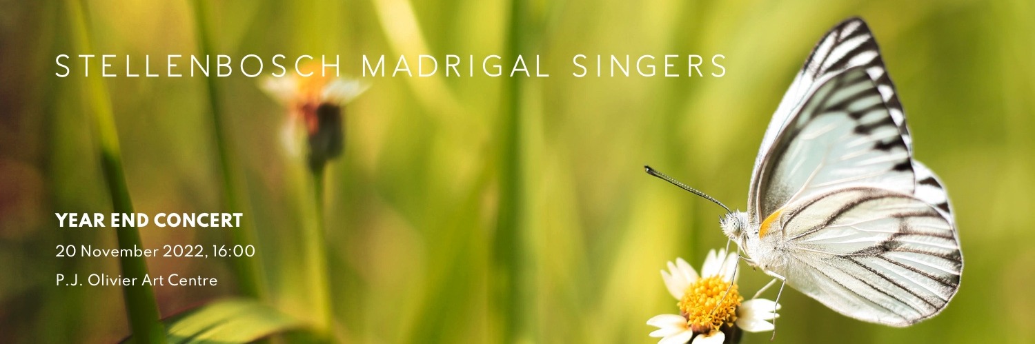 Stellenbosch Madrigal Singers Year End Concert 2022