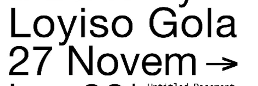 Loyiso Gola presents Comedy & Song Live