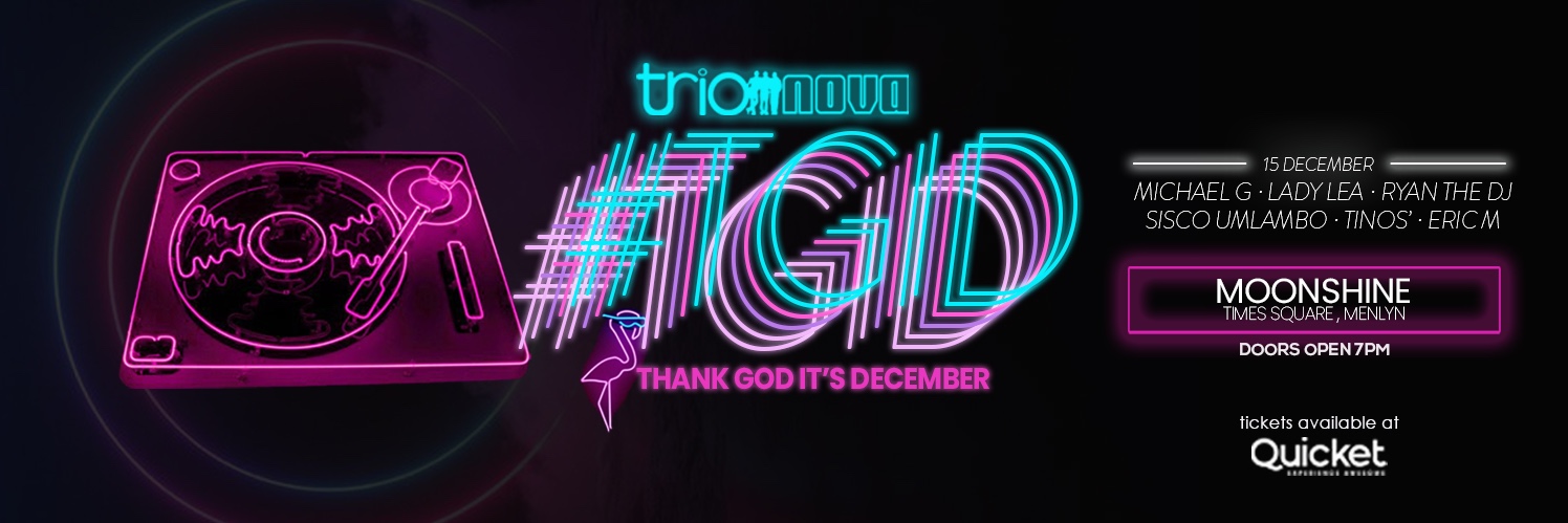 #TGID - Thank God it's December