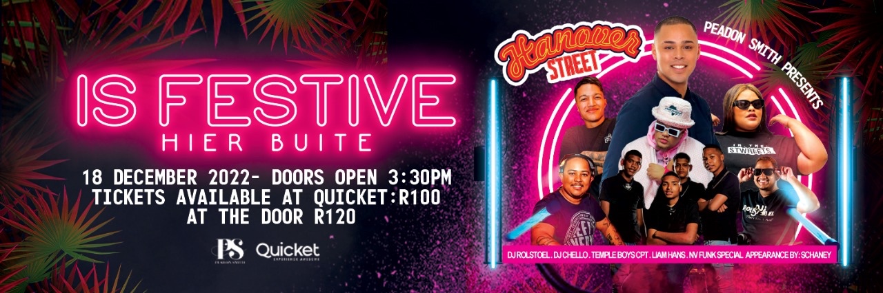 Is Festive Hier Buite.
