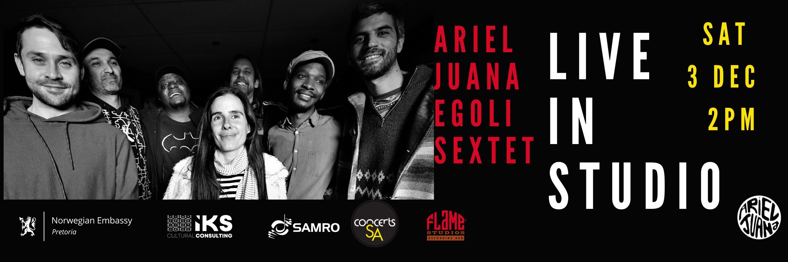 Ariel Juana present eGoli Sextet 