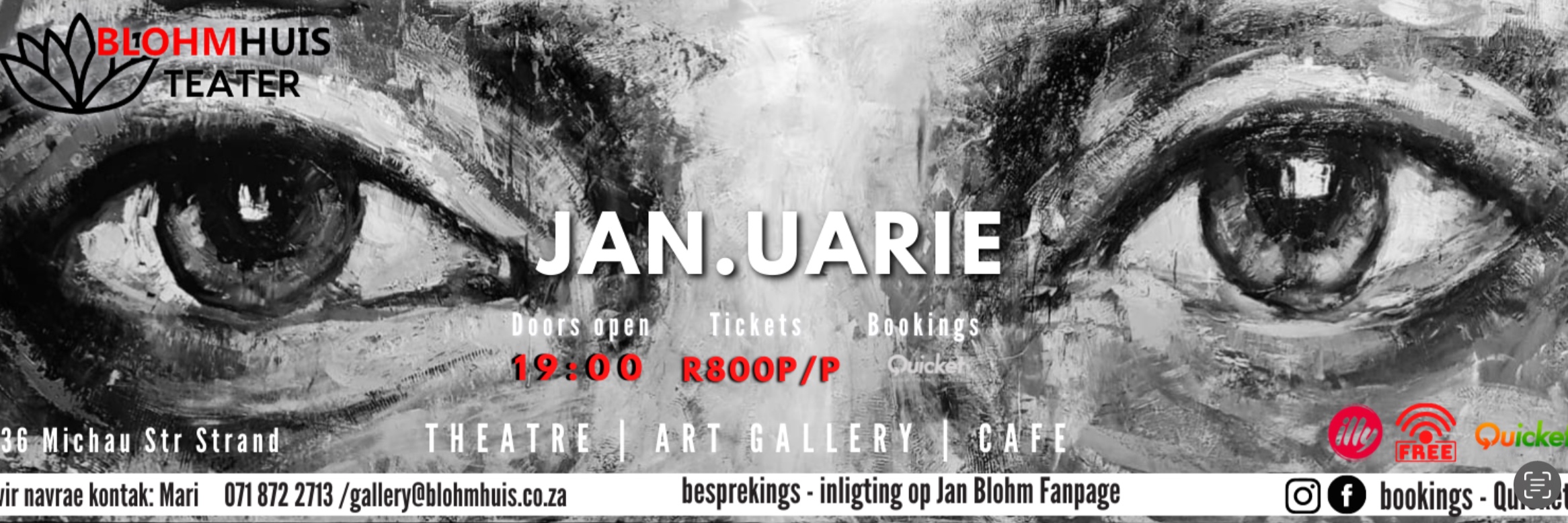 31 Desember Blohmhuis Teater JAN BLOHM - JAN.UARIE 