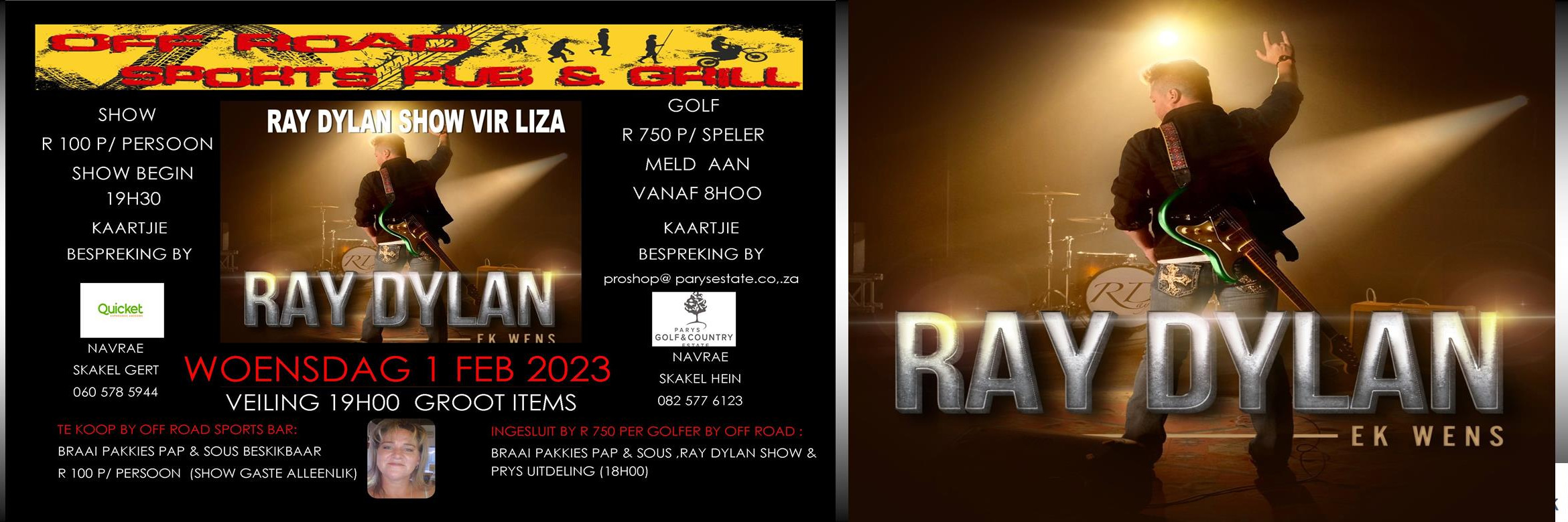 Ray Dylan Show vir Liza