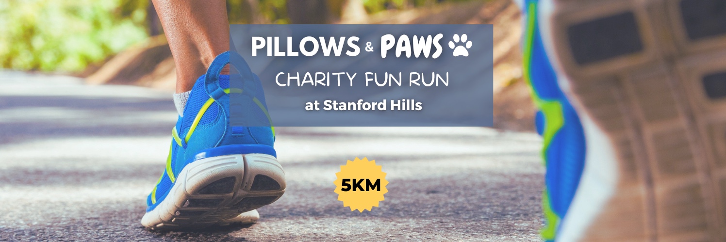 Pillows & Paws 5km Charity Fun Run at Stanford Hills