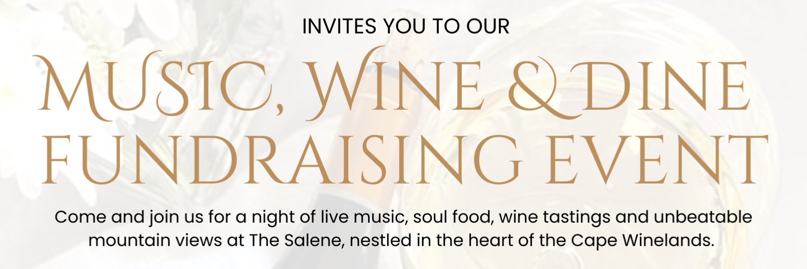 Forward Foundation Music, Wine & Dine Event 