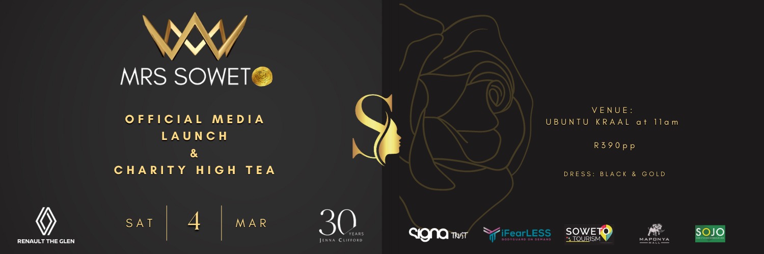 Mrs Soweto Official Media Launch and Charity High Tea