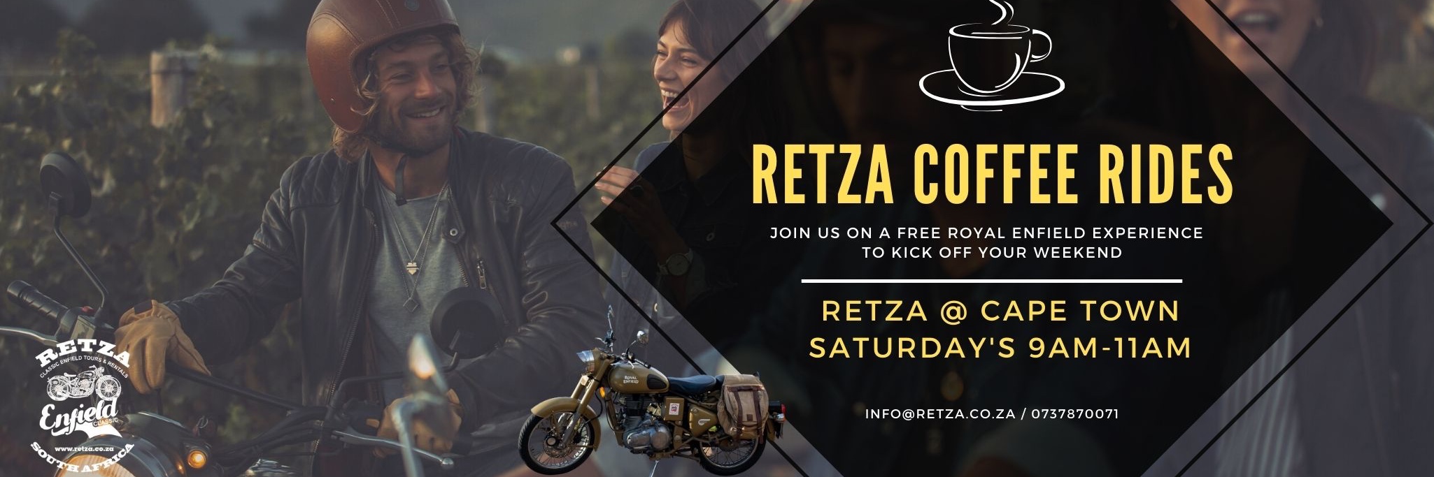 RETZA Royal Enfield Coffee Ride - Your chance to ride a Royal Enfield!