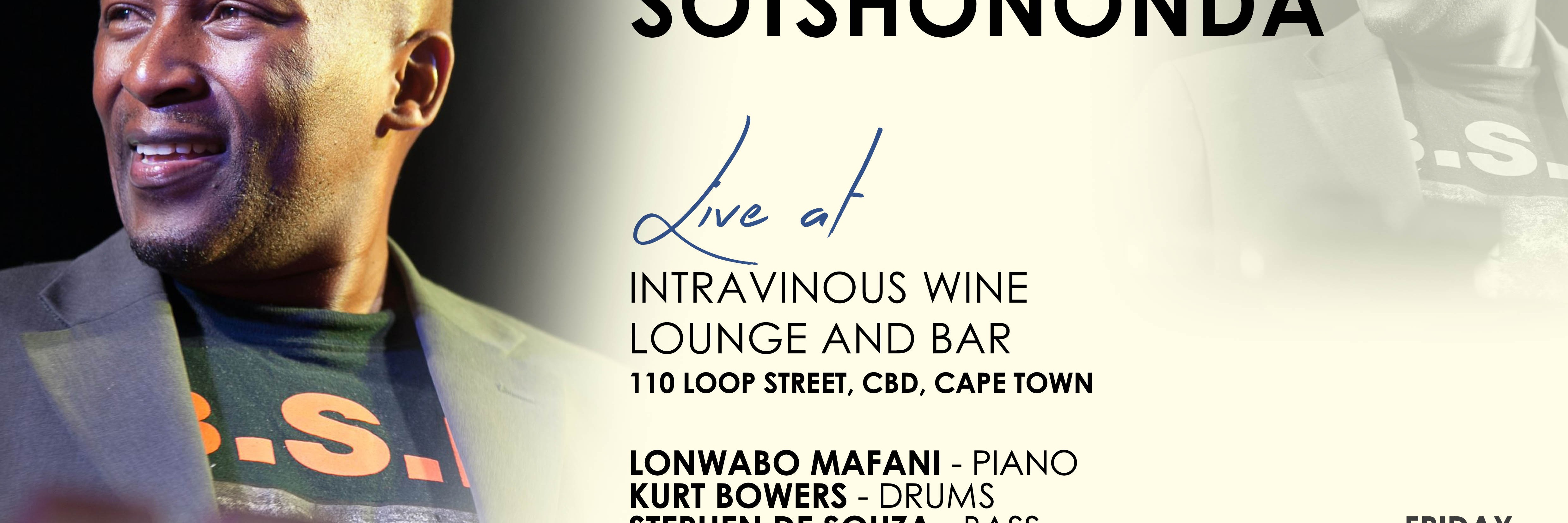 Bongani Sotshononda at Intravinous