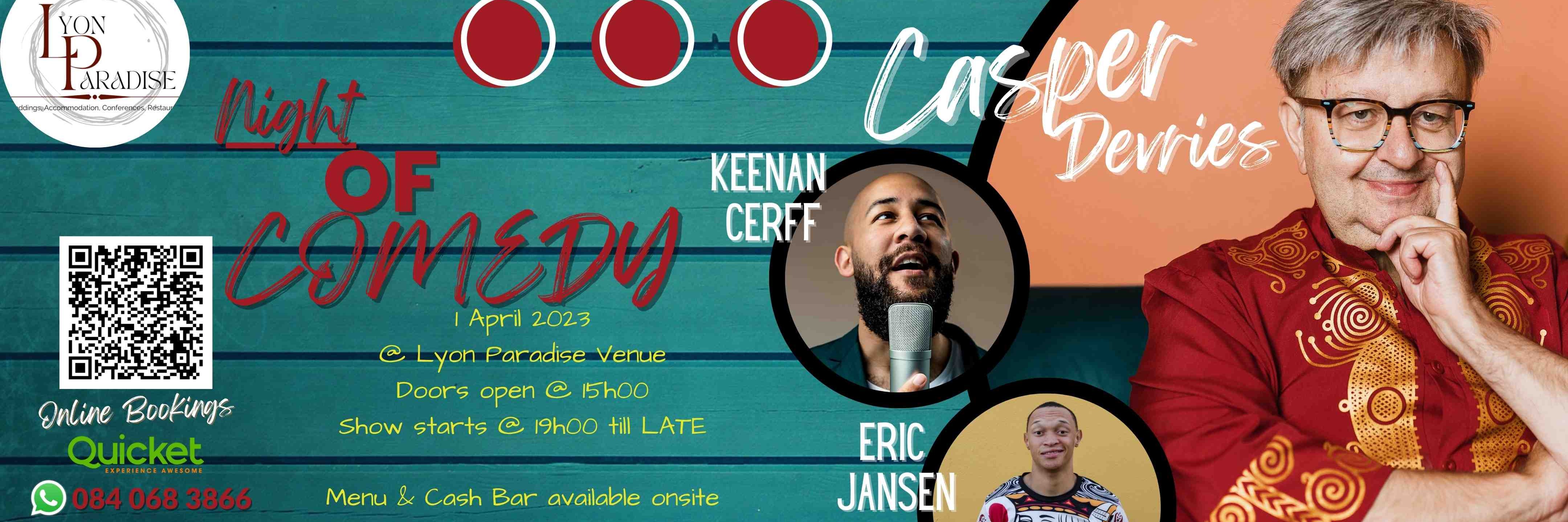 Night of Comedy with Casper Devries