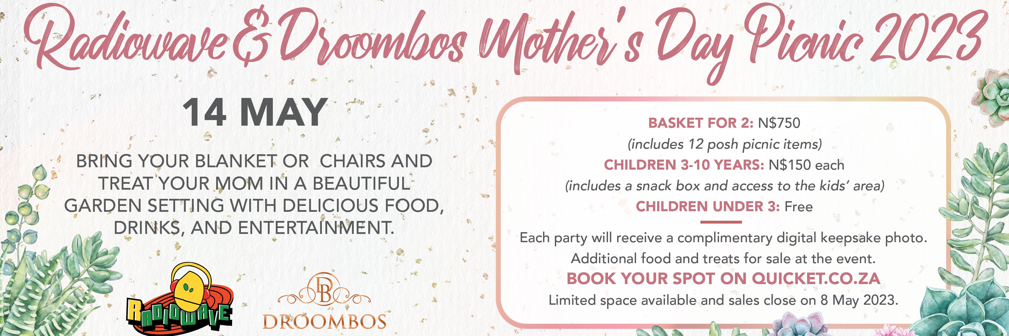 Radiowave & Droombos Mother's Day Picnic 2023