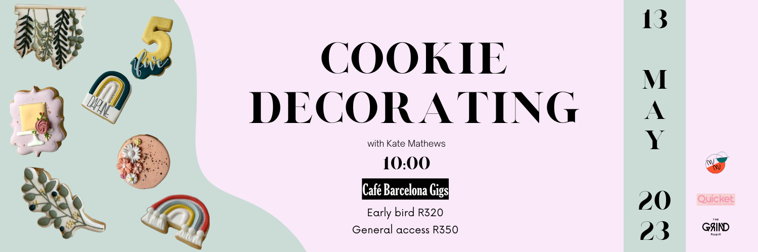 Cookie decorating with Kate Mathews