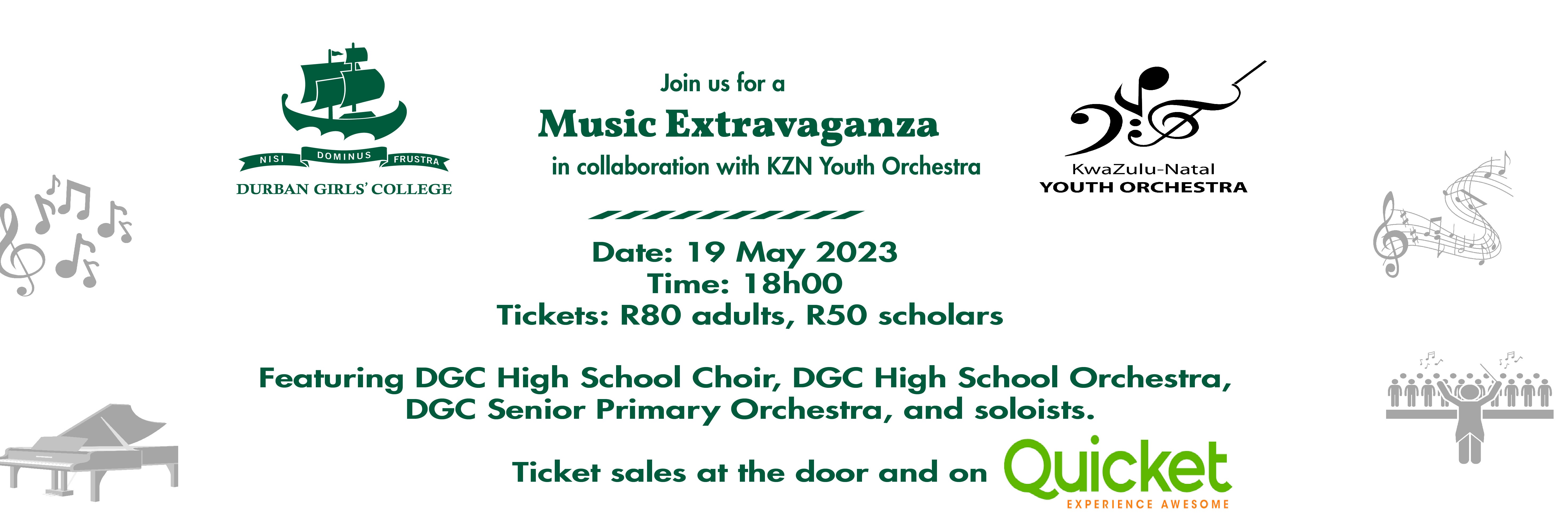 Music Extravanganza in collaboration with KZN Youth Orchestra