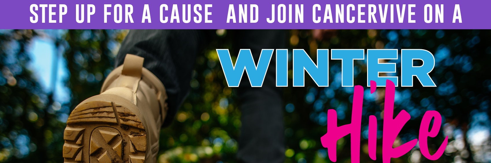 Join Cancervive on a Winter Hike
