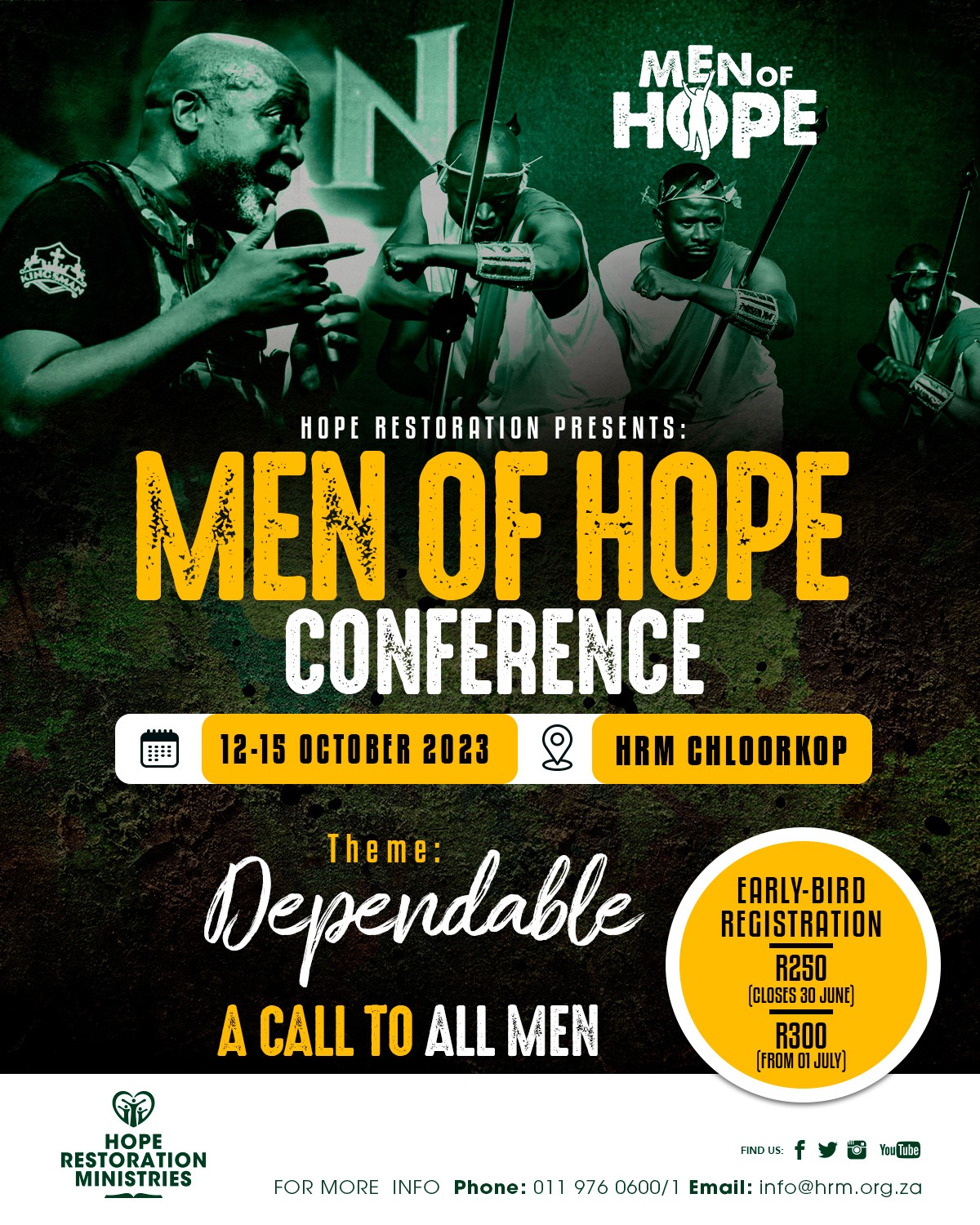 Book tickets for Men Of Hope Conference