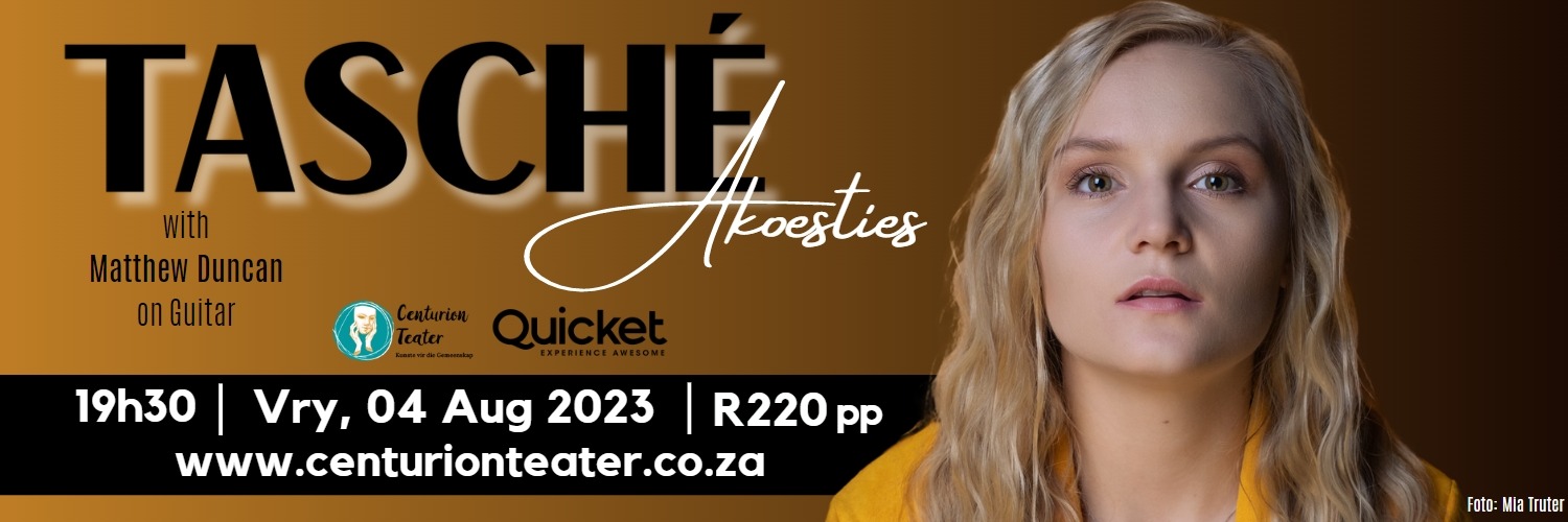 Tasché - Akoesties (Live @ Die Centurion Teater)