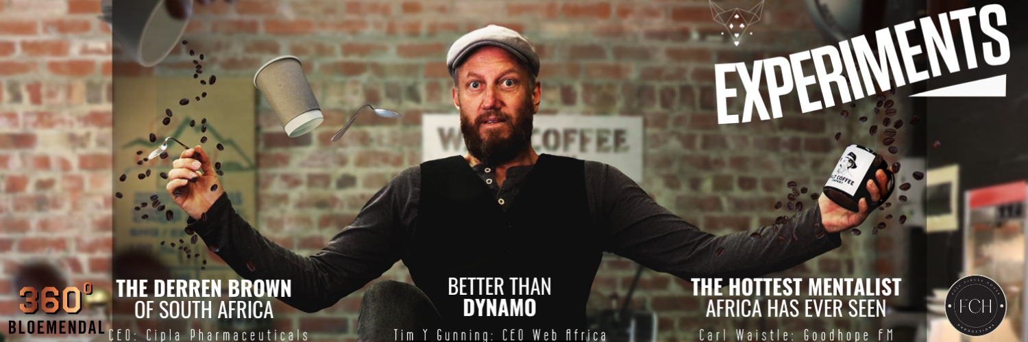 Russell Fox Magician Insane presents Experiments @ 360 Bloemendal