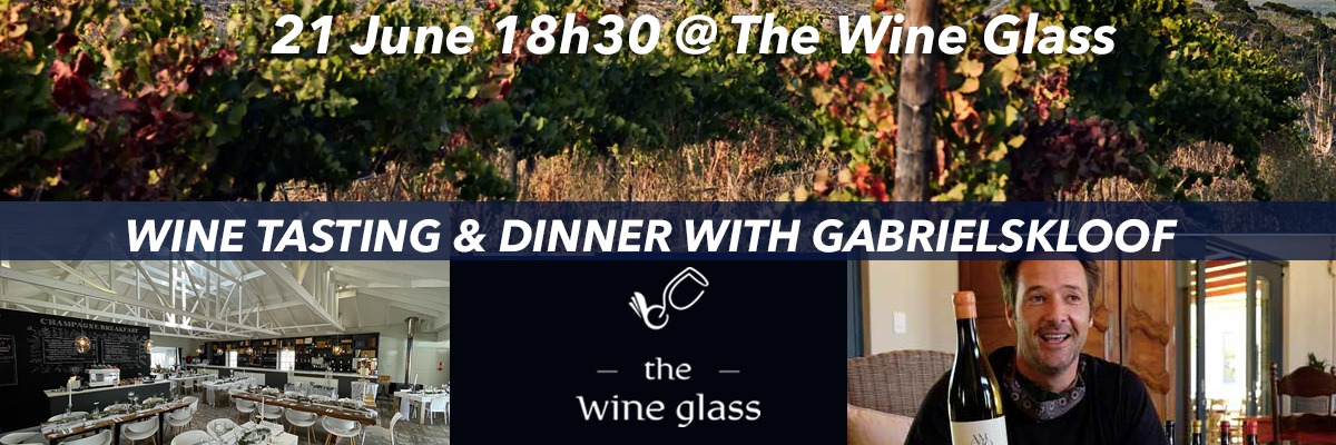 Gabrielskloof Wines dinner & wine tasting evening in Hermanus