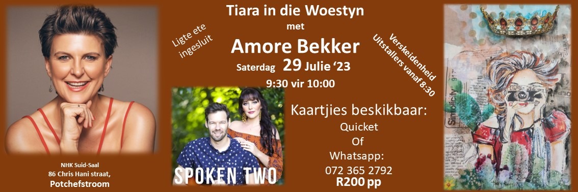 Tiara in die Woestyn met Amore Bekker