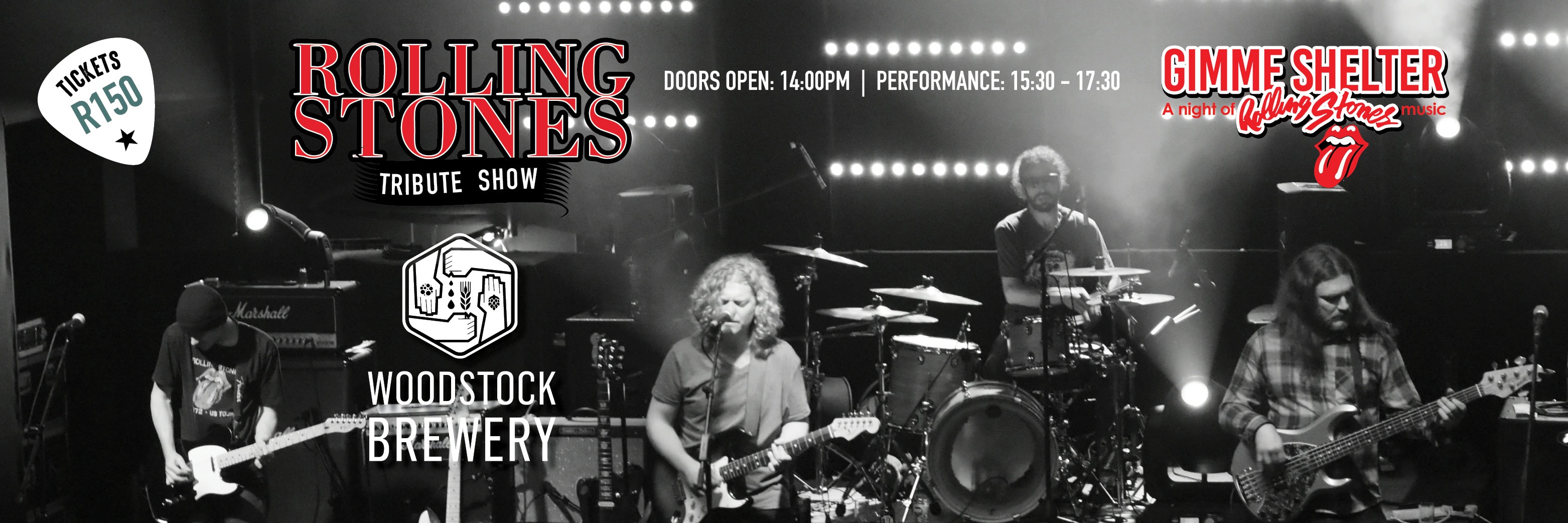Book tickets for Gimme Shelter 'A Night of Rolling Stones Music' Live