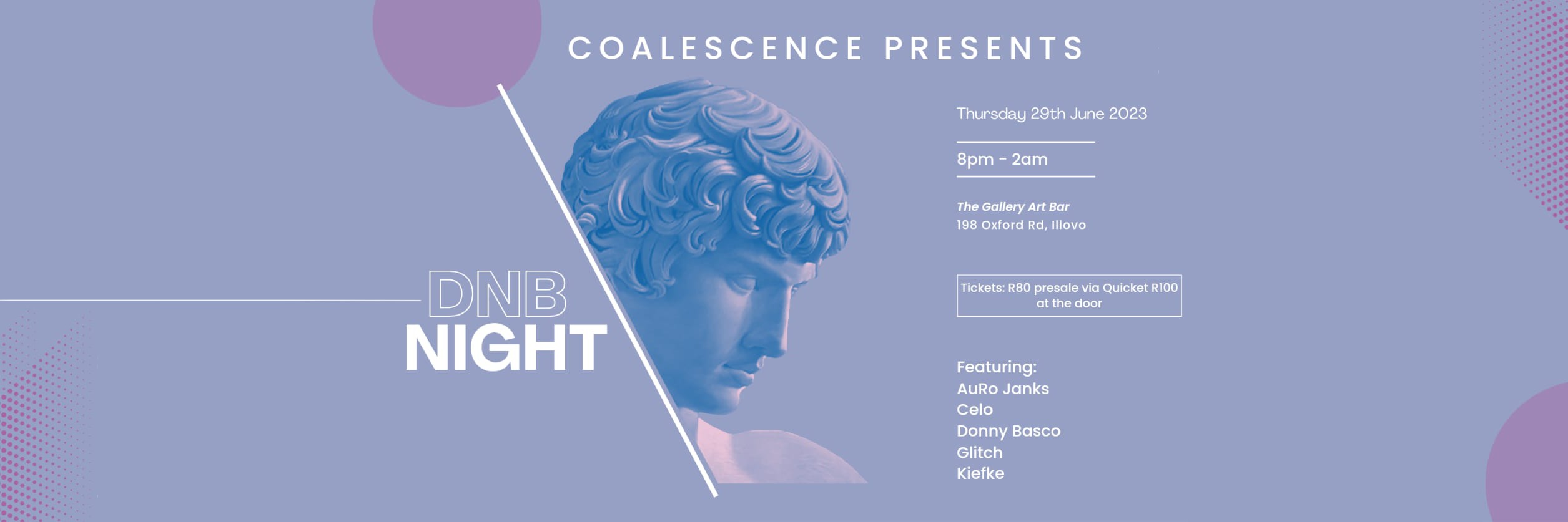 Book tickets for Coalescence Drum & Bass