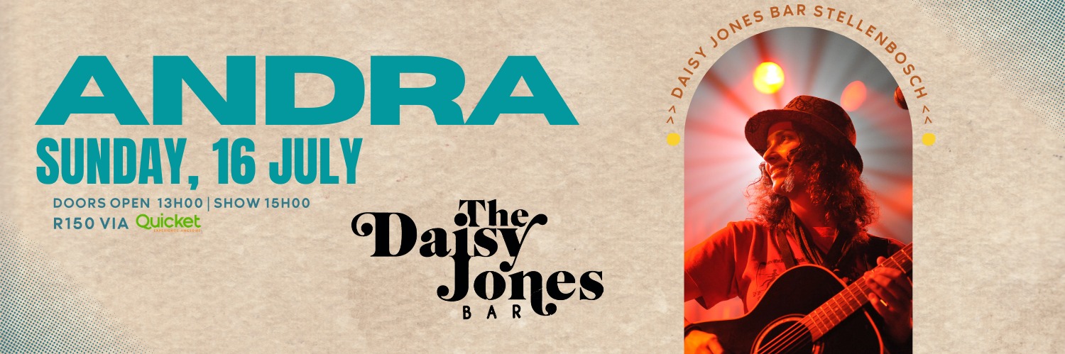 ANDRA | Live at Daisy Jones Bar, Stellenbosch
