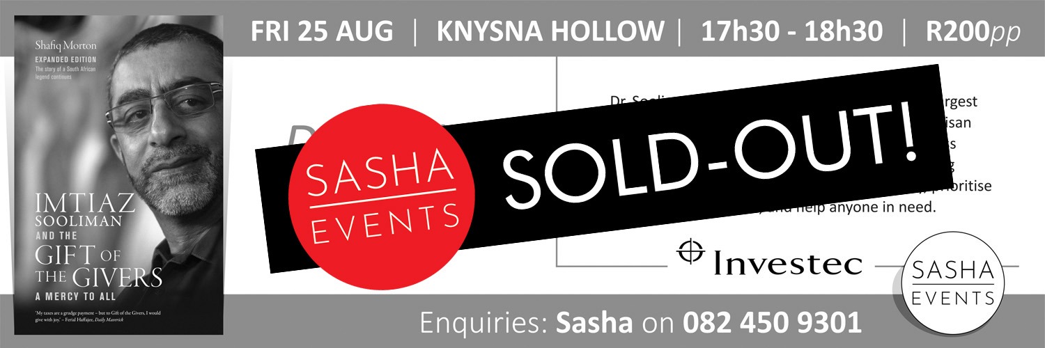 GIFT OF THE GIVERS - DR IMTIAZ SOOLIMAN KNYSNA