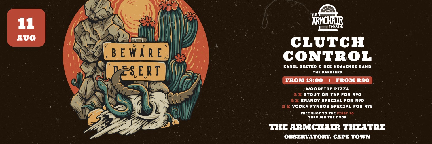 Book tickets for Clutch Control / Karel Bester & die Kraaines band / the Karriers LIVE at The