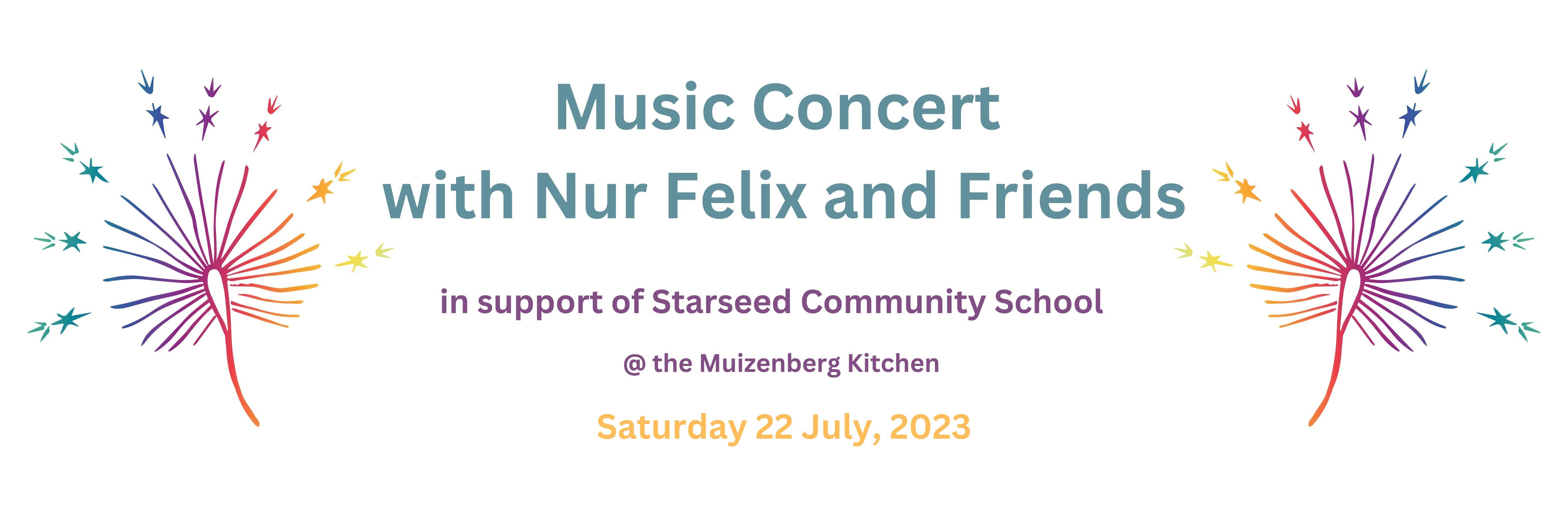 Music Concert with Nur Felix in Support of Starseed Community School