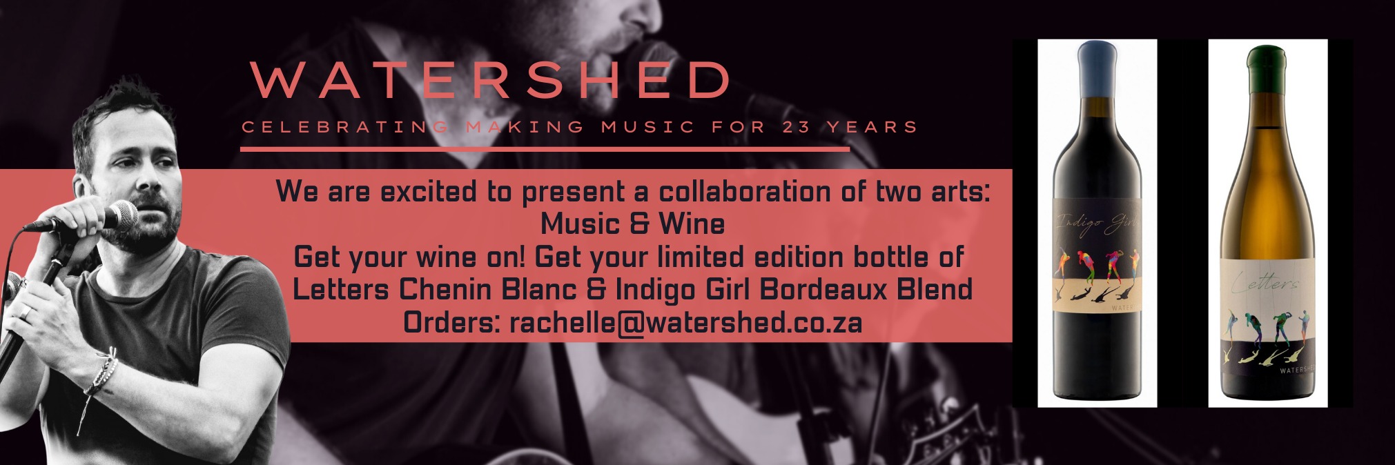 Book tickets for WATERSHED LIVE at Sanook Somerset West SOLD OUT