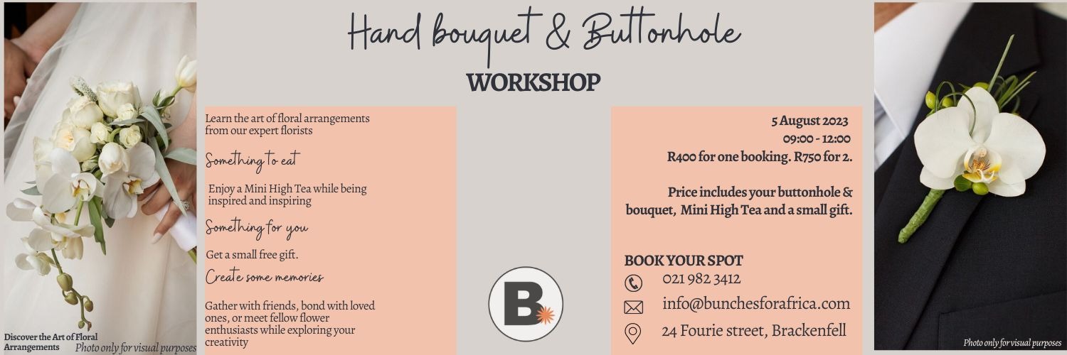 DIY Workshop: Hand Bouquet and Buttonhole