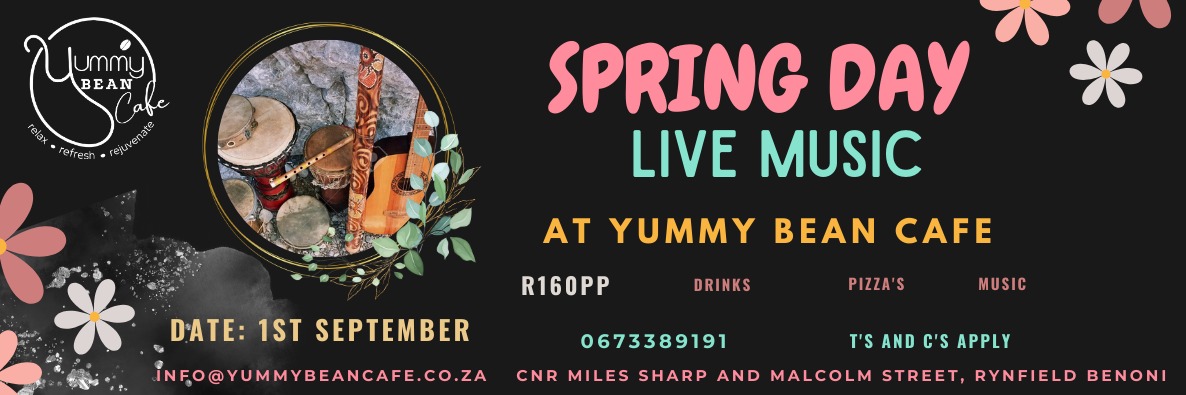 Musical Spring Day at Yummy Bean Cafe