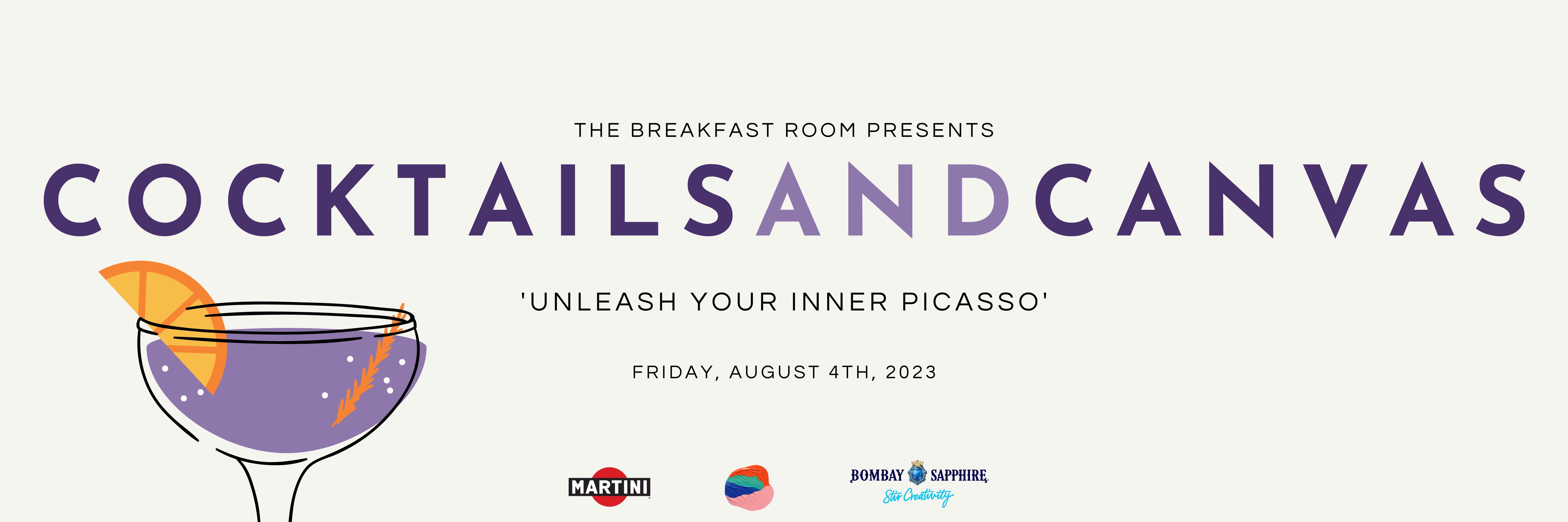 Cocktails and Canvas at The Breakfast Room