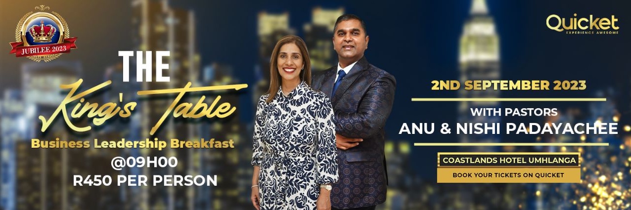 The King's Table - Business Leadership Breakfast with Pastors Anu & Nishi