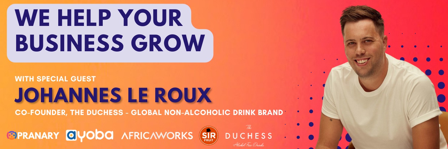 Networking Event with special guest: Johannes le Roux (The Duchess)