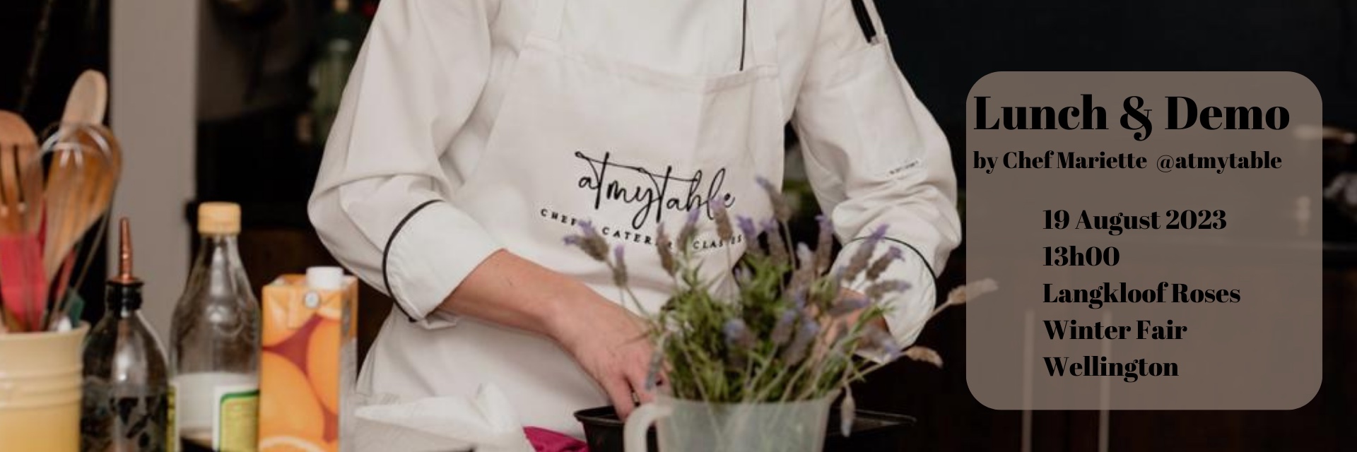 Demo & Lunch by Chef Mariette @mytable