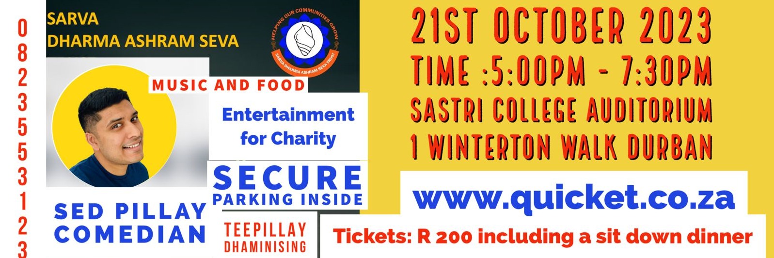 Sed Pillay and Co brought to you by Sarva Dharma Ashram Trust