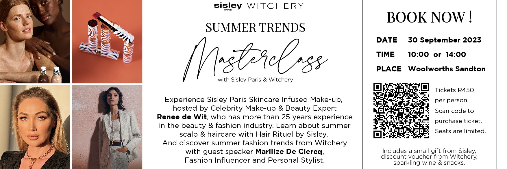 Woolworths Sandton: Summer Trends Masterclass with Sisley Paris & Witchery