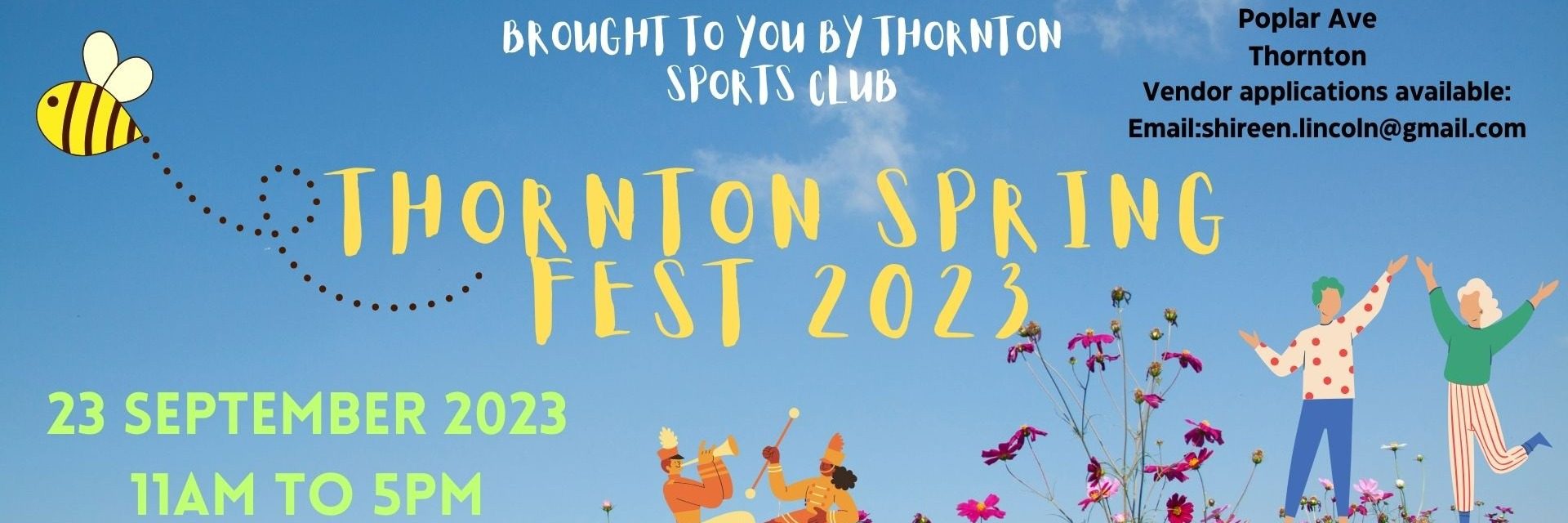 Book tickets for Thornton Spring Fest 2023