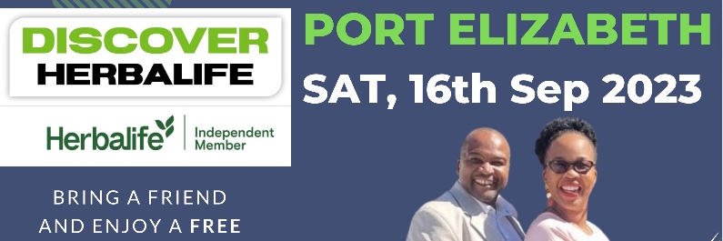 Discover Herbalife - Port Elizabeth, 16 Sep 2023