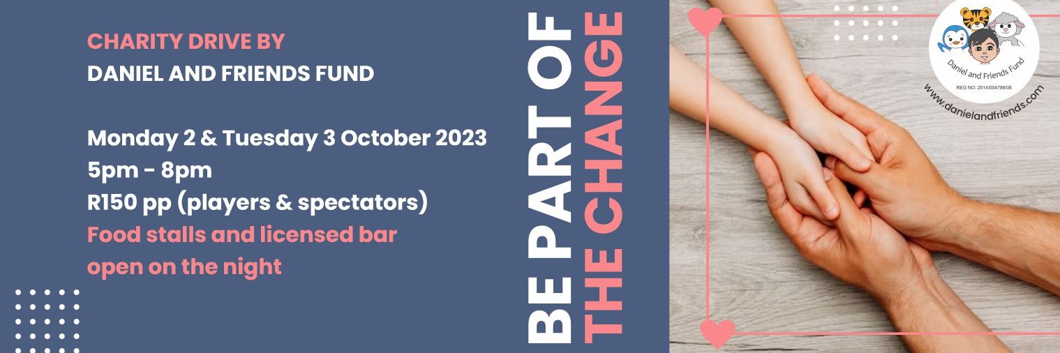 Playalot's Charity Drive  -  Daniel and Friends Fund Non-Profit Organisation - 2 & 3 October 2023