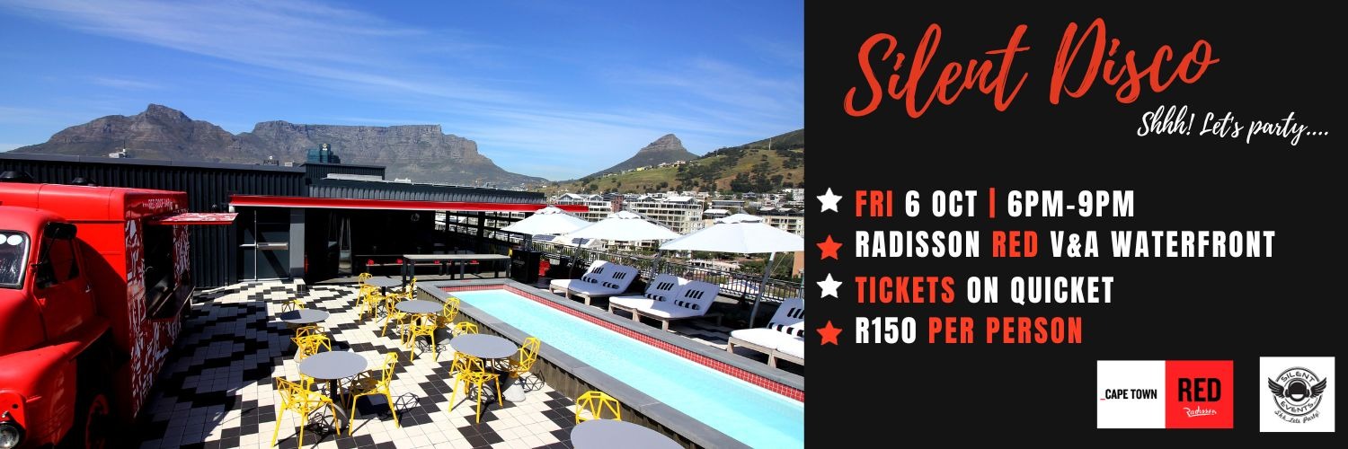 --- SILENT DISCO --- SILENT EVENTS - FRIDAY 6 OCTOBER - RADISSON RED ROOFTOP BAR