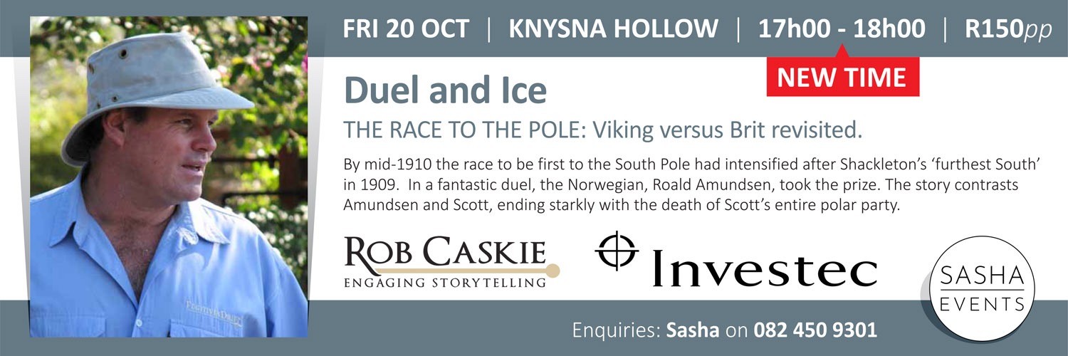 ROB CASKIE  "DUEL AND ICE"  KNYSNA