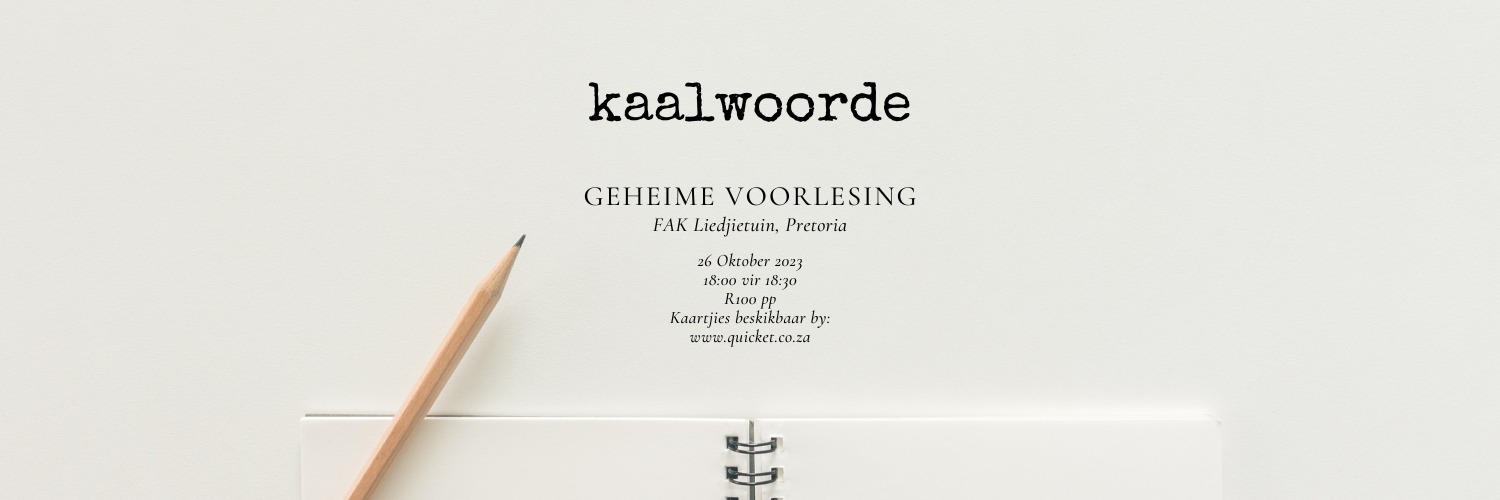 Kaalwoorde Geheime Voorlesing