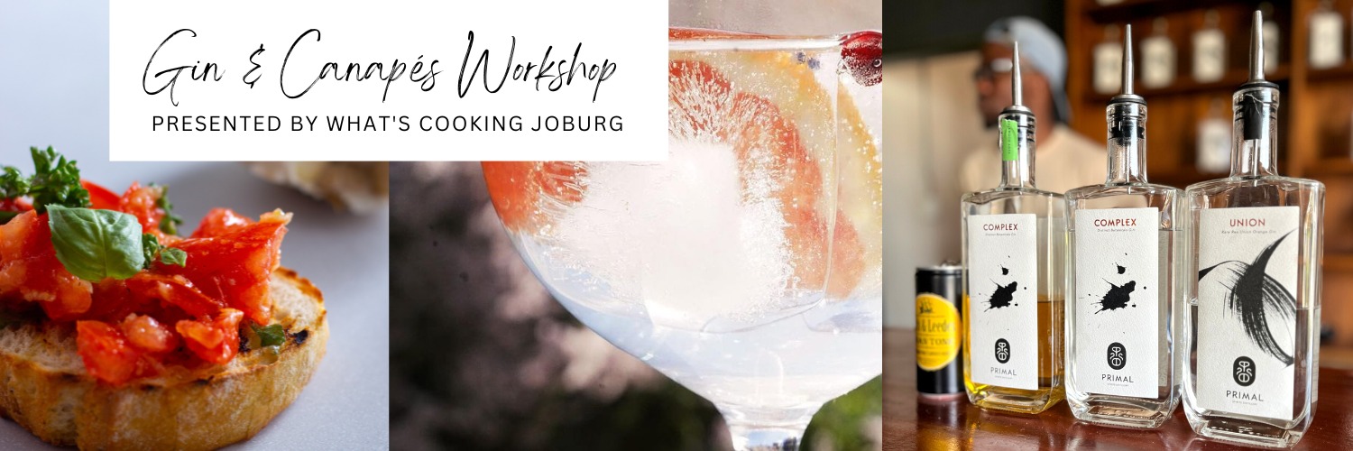 Gin & Canapés Workshop in collaboration with Primal Distillery