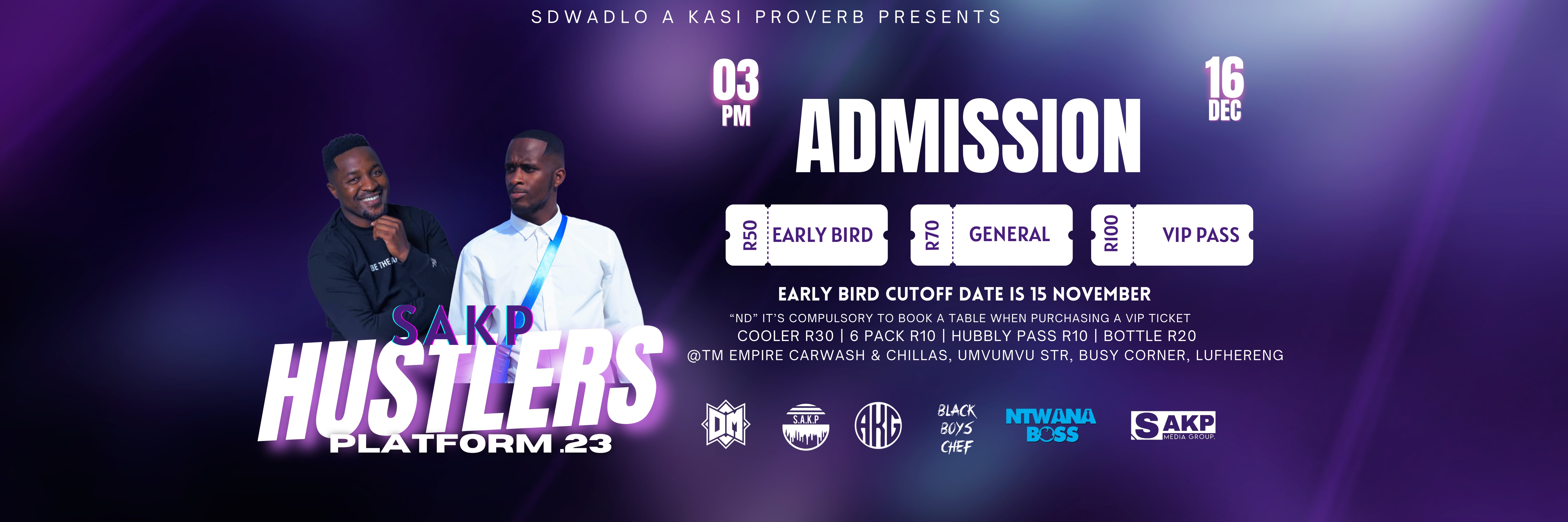 SAKP HUSTLERS PLATFORM 2023 EDITION.