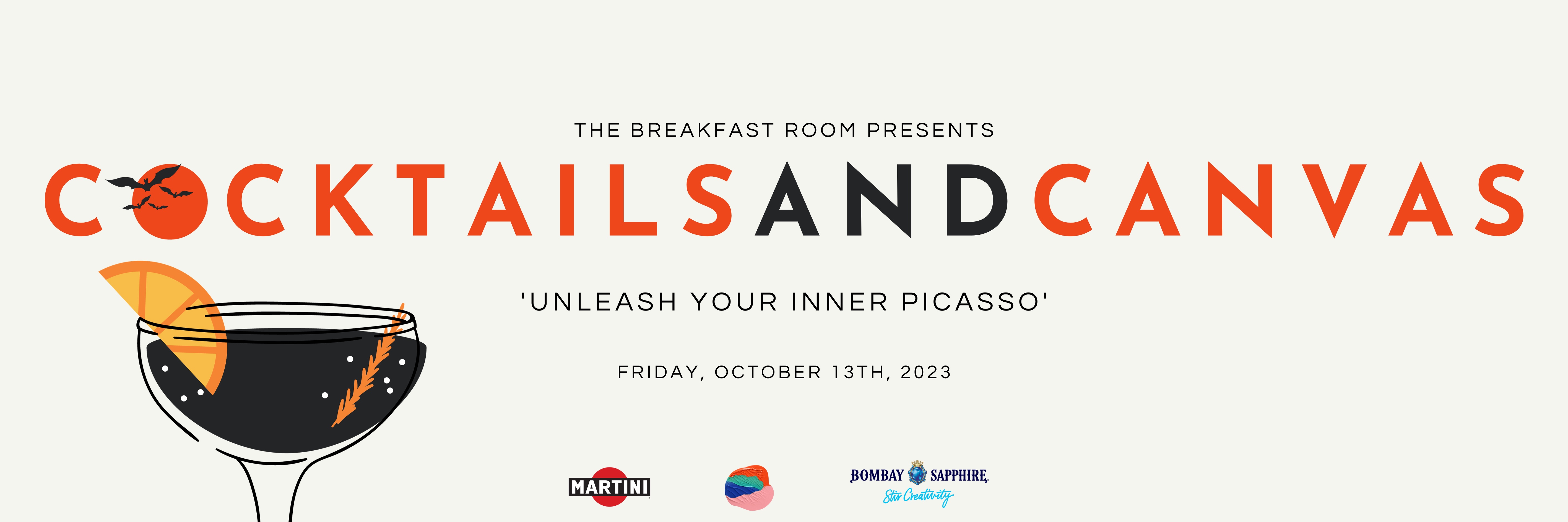 Cocktails and Canvas at The Breakfast Room