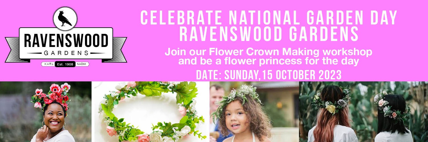 Flower Crown workshop for all to celebrate National Garden Day